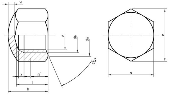 All Metal Lock Nuts DIN 980